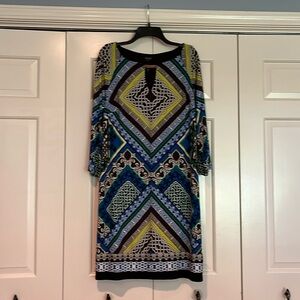 Laundry by Shelli Segal multi colored dress.  Size large.
